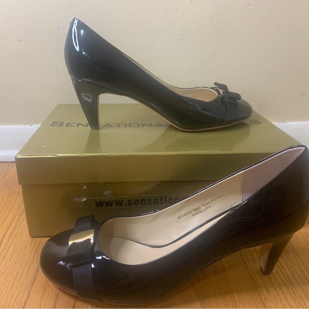 Black Patent Heels
